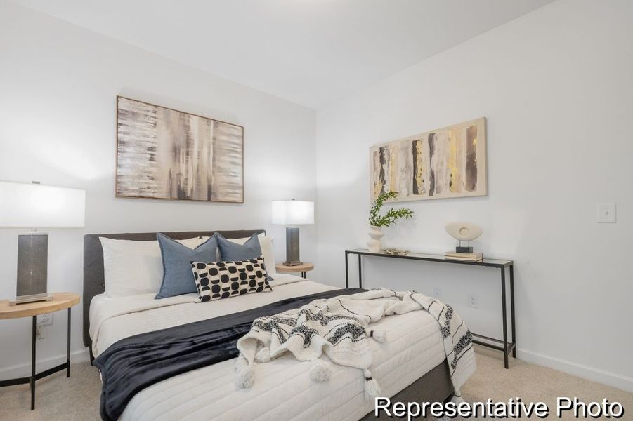 Furnished interior view inside a new home in Tillery Tradition, Mount Gilead (Image 15).