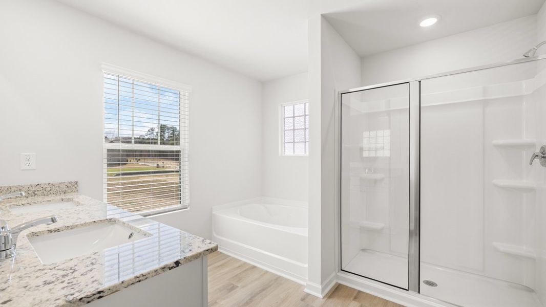 Furnished interior view inside a new home in South Wind, Union City (Image 11).