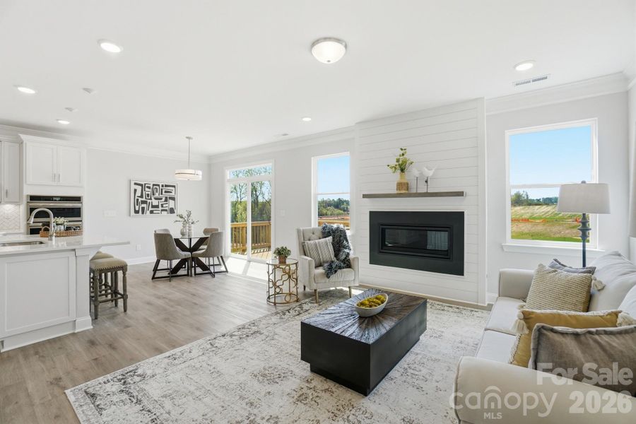 Furnished interior view inside a new home in The Meadows at Laurelbrook, Sherrills Ford (Image 14).