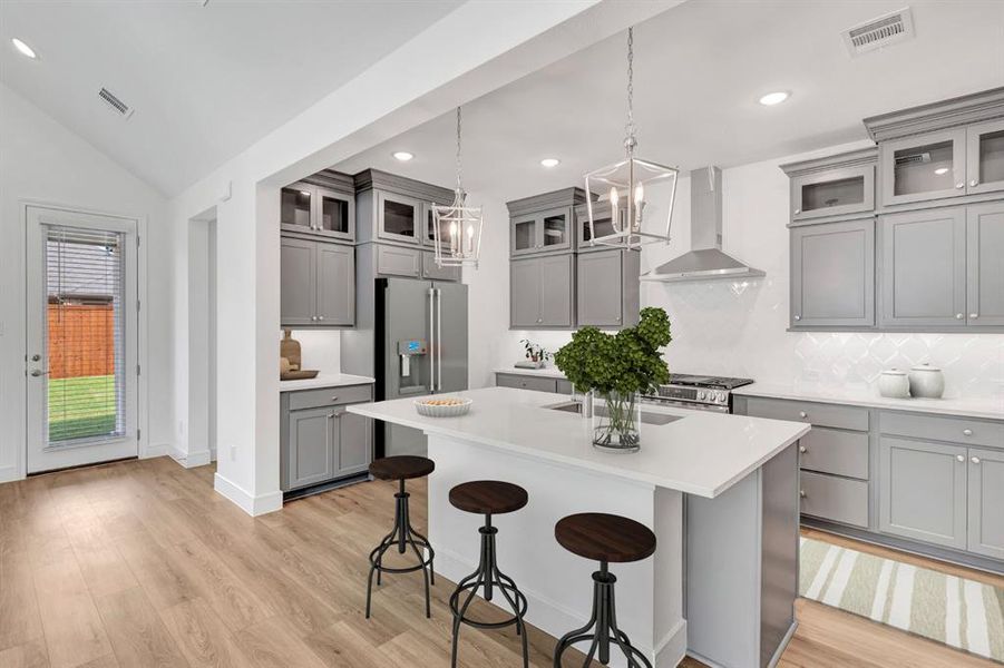Furnished interior view inside a new home in Gateway Parks, Forney (Image 19). Furnished interior view inside a new home in Gateway Parks, Forney (Image 19).