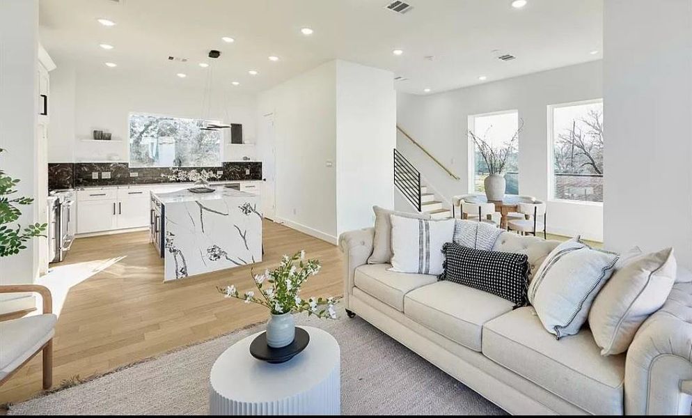 Furnished interior view inside a new home in , Humble (Image 6). Furnished interior view inside a new home in , Humble (Image 6).