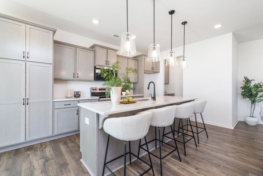 Furnished interior view inside a new home in Benson Village, Benson (Image 3). Furnished interior view inside a new home in Benson Village, Benson (Image 3).