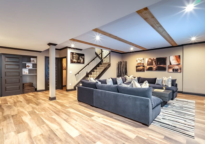 Representative furnished interior of a home built from the Paxton by Fischer Homes in Veranda Manor, Canton (Image 16).
