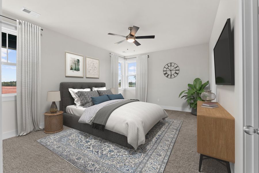 Greenbrier Master Bedroom Furnished