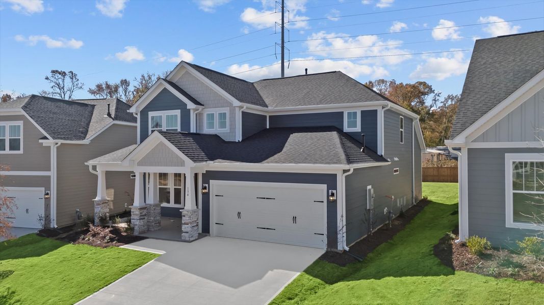 Exclusive DRB Homes exterior with balanced proportions and vibrant curb appeal Exclusive DRB Homes exterior with balanced proportions and vibrant curb appeal