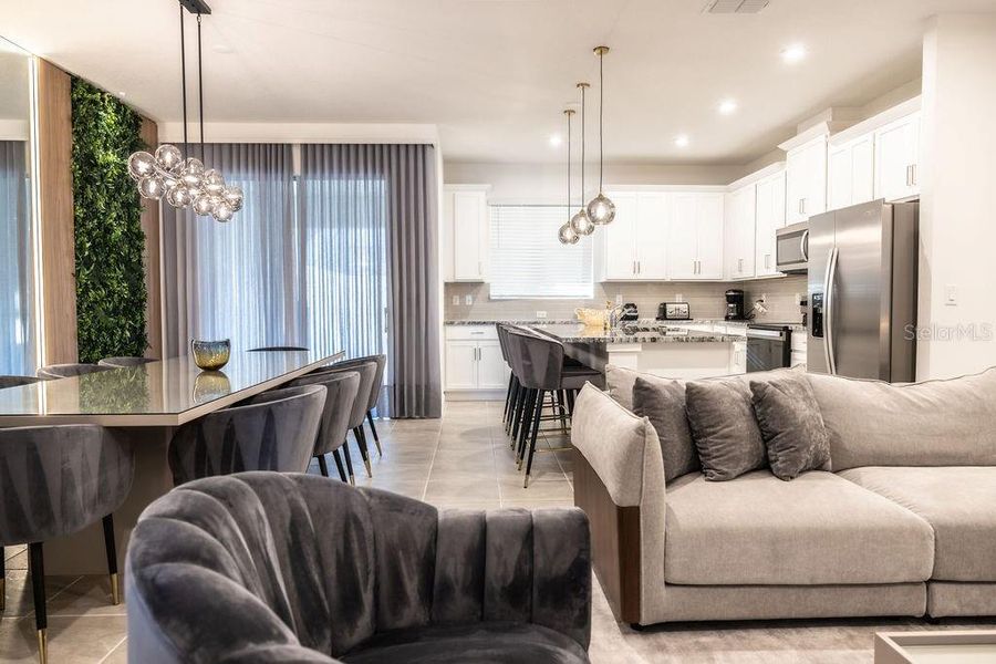 Furnished interior view inside a new home in , Kissimmee (Image 45). Furnished interior view inside a new home in , Kissimmee (Image 45).