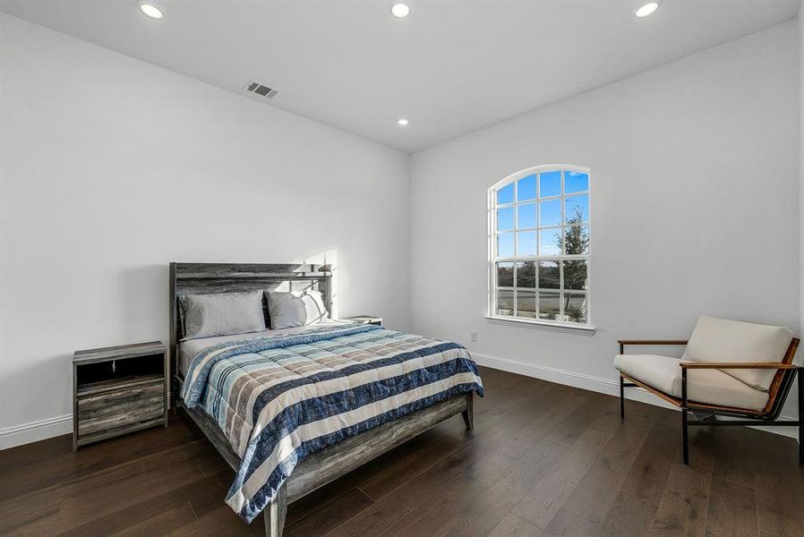 Furnished interior view inside a new home in Fields Villas - Darling Homes, Frisco (Image 13). Furnished interior view inside a new home in Fields Villas - Darling Homes, Frisco (Image 13).