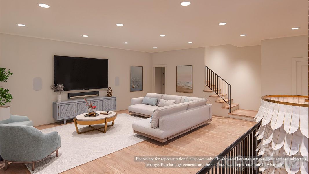 Furnished interior view inside a new home in , Charlotte (Image 5). Furnished interior view inside a new home in , Charlotte (Image 5).
