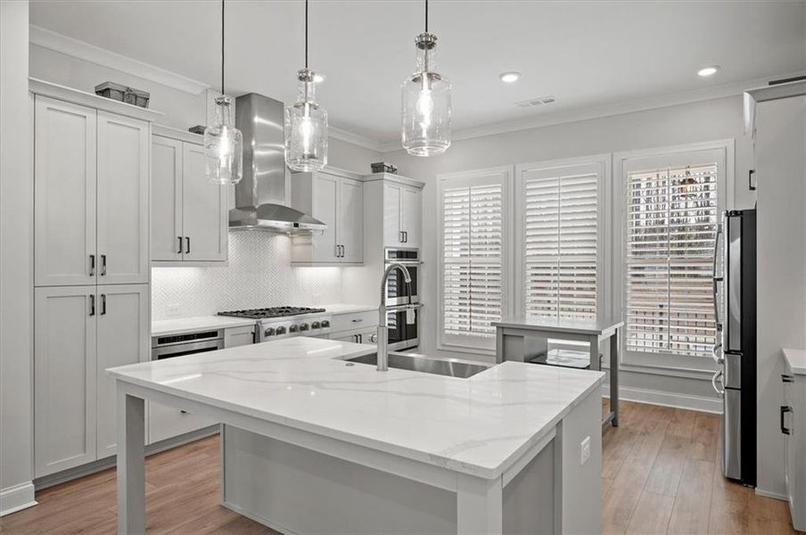 Furnished interior view inside a new home in , Cumming (Image 18).