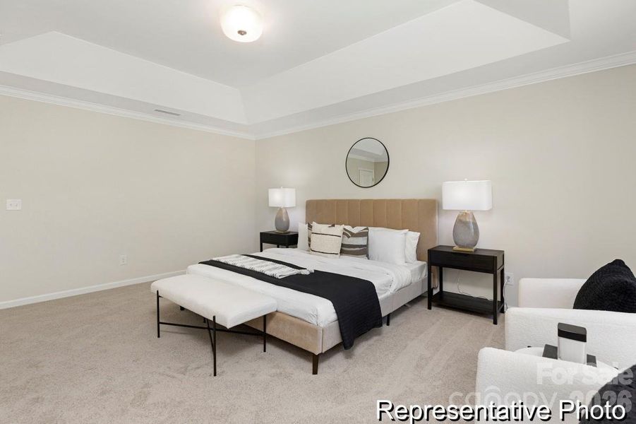 Furnished interior view inside a new home in Morrow Brook, Albemarle (Image 22).