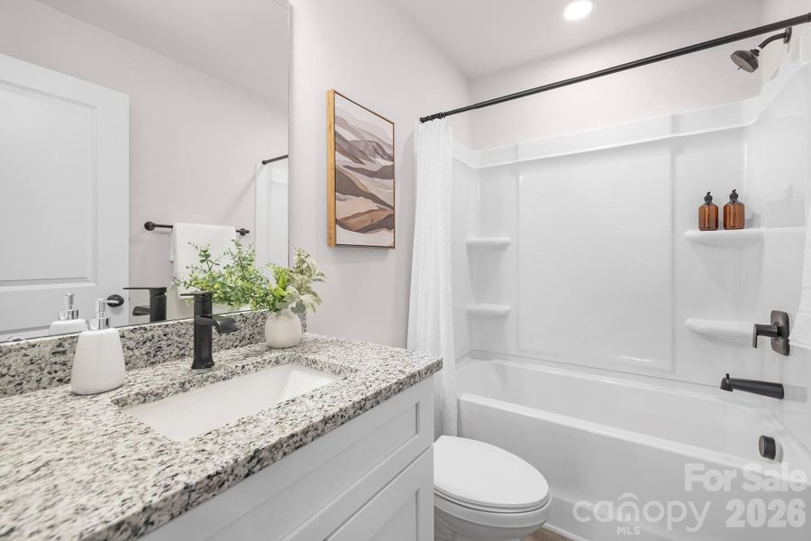 Furnished interior view inside a new home in , Bessemer City (Image 19).