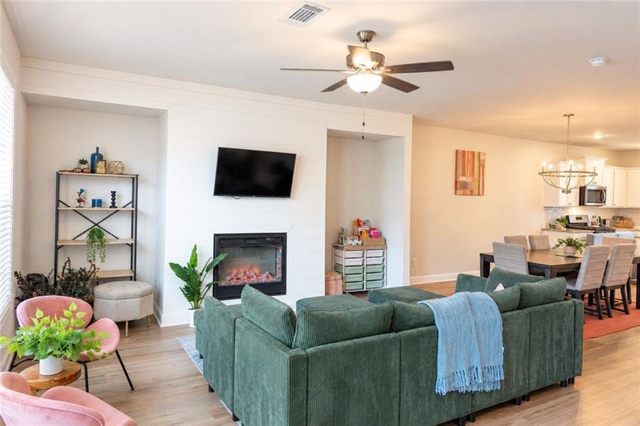 Furnished interior view inside a new home in , Lawrenceville (Image 9).