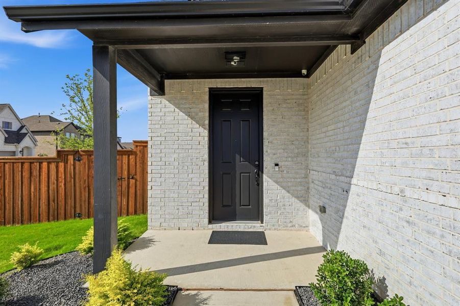 Exterior details and patio area of a home in , Rhome (Image 3). Exterior details and patio area of a home in , Rhome (Image 3).