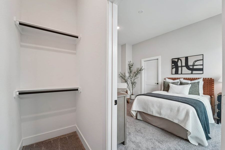 Furnished interior view inside a new home in Bridgeland, Cypress (Image 14).