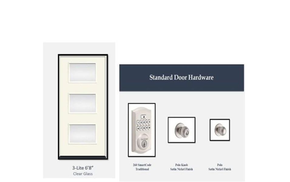 Sample of building materials used in homes in Laurel Landing, Alvin (Image 6).