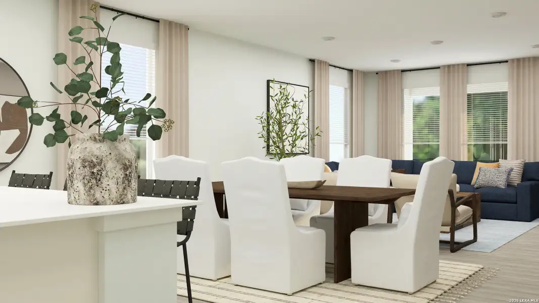 Furnished interior view inside a new home in Navarro Ranch, Seguin (Image 29).