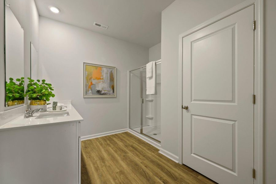 Furnished interior view inside a new home in Pineview North, Summerville (Image 9).