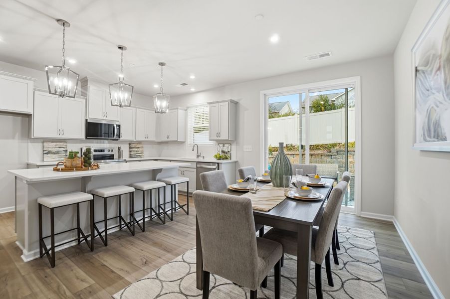 Furnished interior view inside a new home in Hedgecliff Townes, Kannapolis (Image 10).