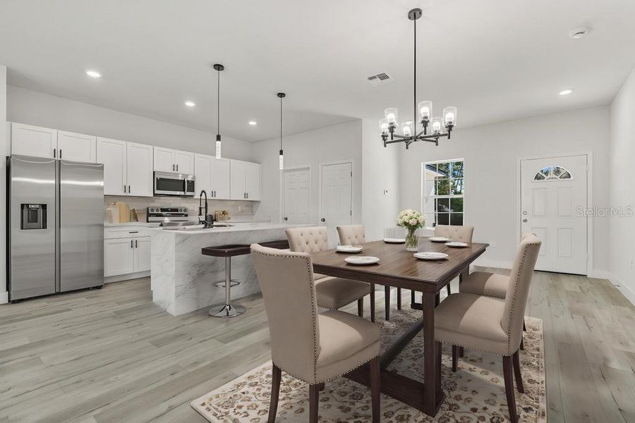 Furnished interior view inside a new home in , Ocala (Image 6).