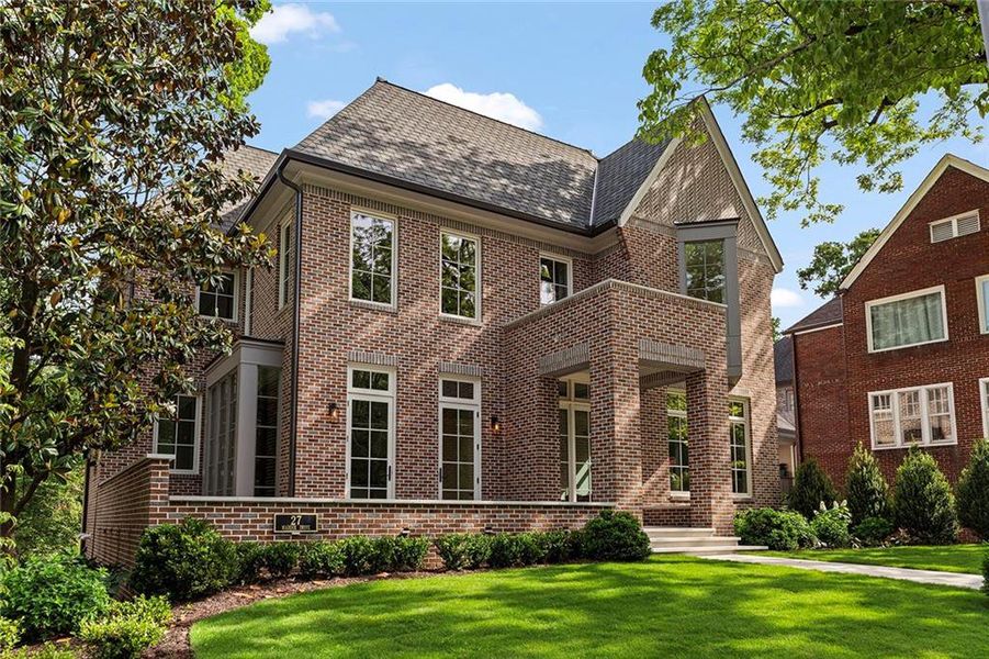 Front exterior of a new home in , Atlanta, GA, highlighting curb appeal (Image 26). Front exterior of a new home in , Atlanta, GA, highlighting curb appeal (Image 26).