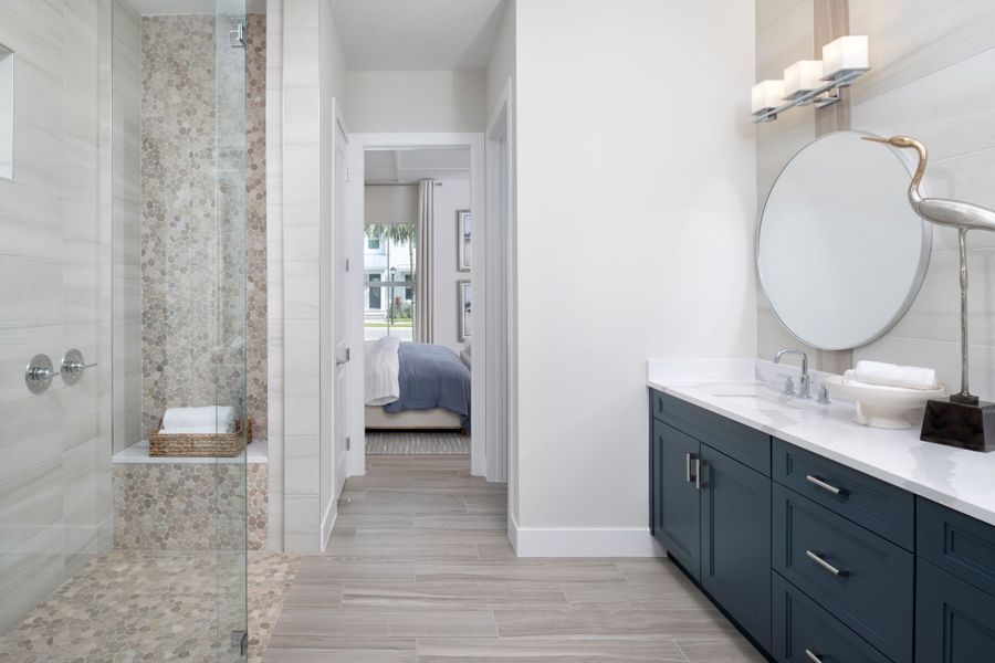Representative furnished interior of a home built from the Seaside by Mattamy Homes in Newfield, Palm City (Image 7).