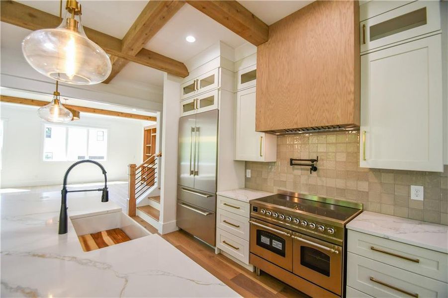 Furnished interior view inside a new home in , Hoschton (Image 6).