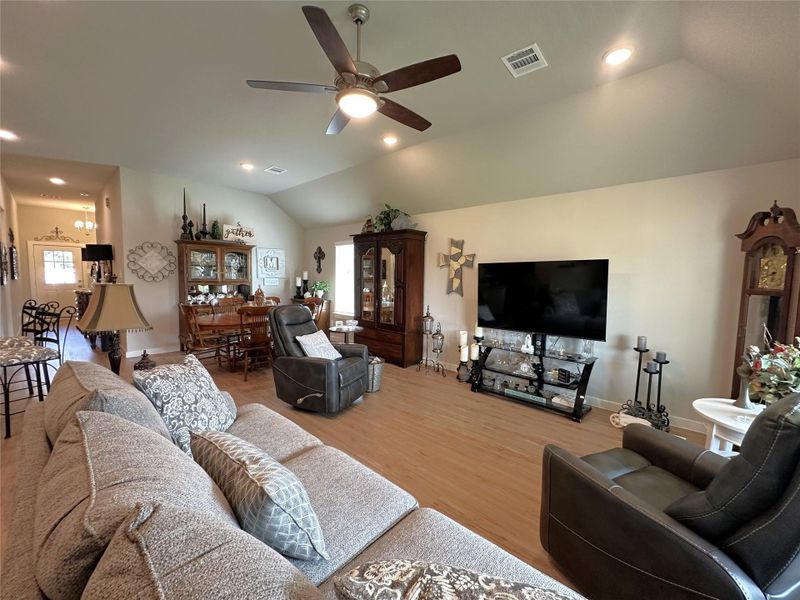 Furnished interior view inside a new home in Lone Star Landing, Montgomery (Image 22).