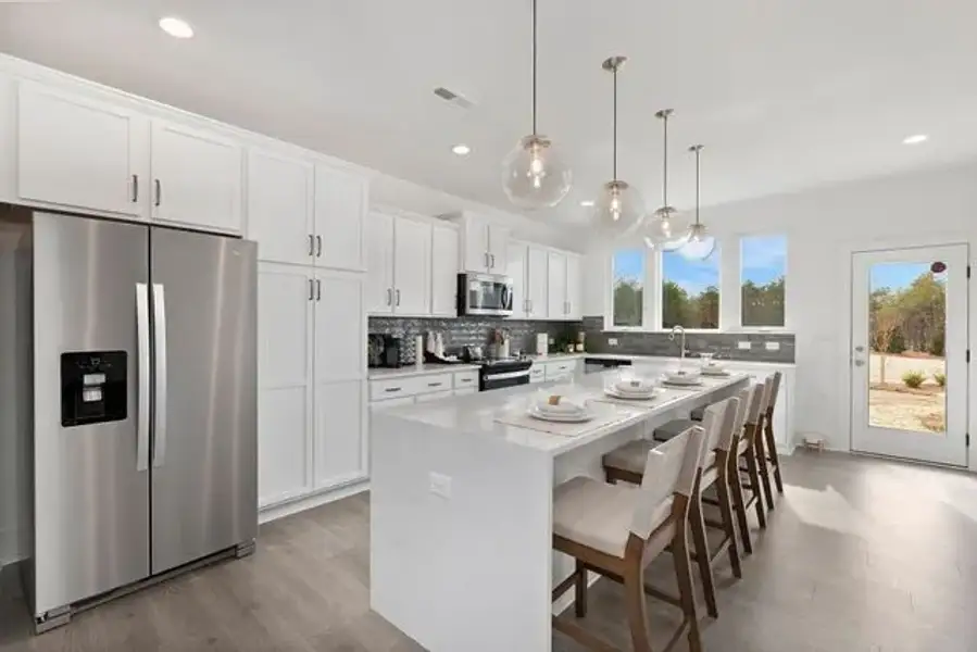 Representative furnished interior of a home built from the Jasper by True Homes in Deerwood Place, North Charleston (Image 2).
