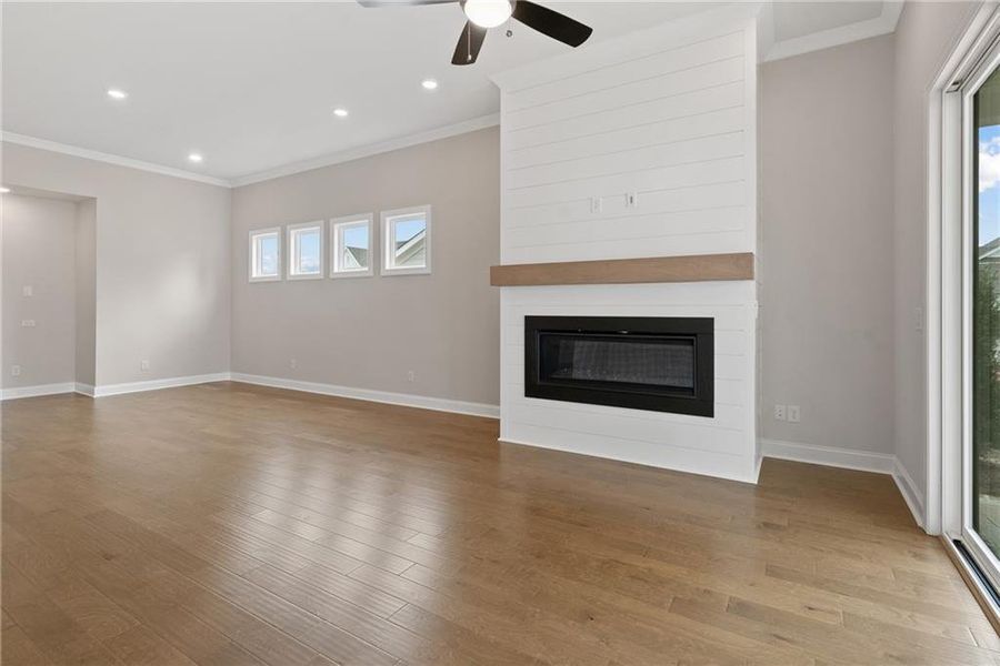 Spacious, unfurnished interior of a new home in Promenade at Sawnee Village, Cumming (Image 29).