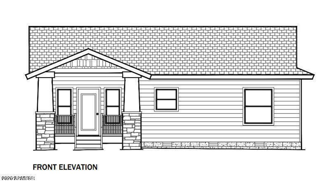 901sf Front Elevation
