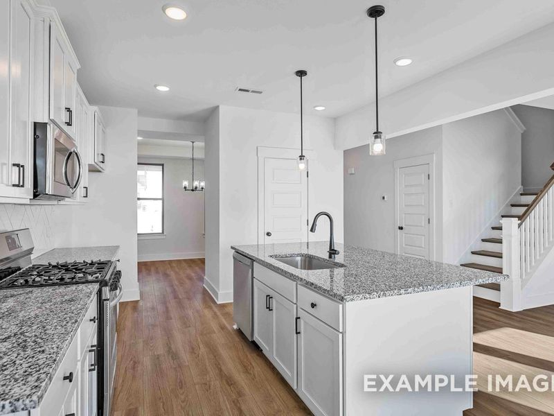 Representative furnished interior of a home built from the The Willow C by Davidson Homes LLC in Woods Crossing, Gallatin (Image 19).