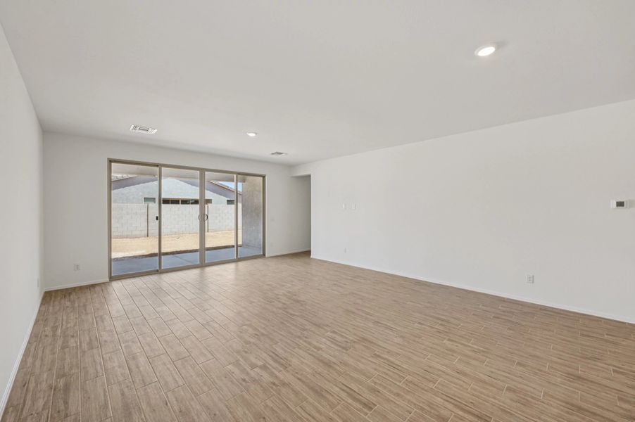 Great room. Not actual home, finishes may vary by community.