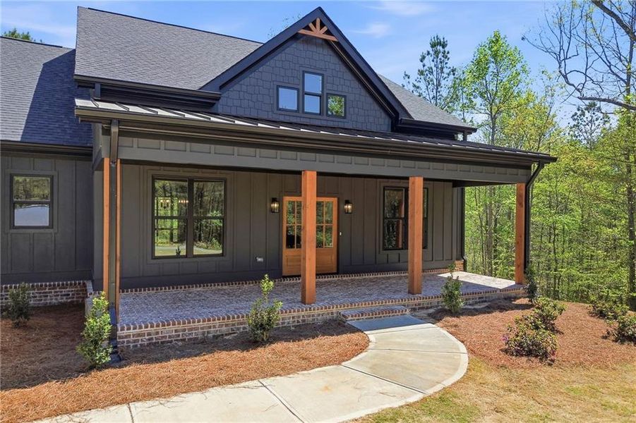 Exterior details and patio area of a home in , Talking Rock (Image 3). Exterior details and patio area of a home in , Talking Rock (Image 3).