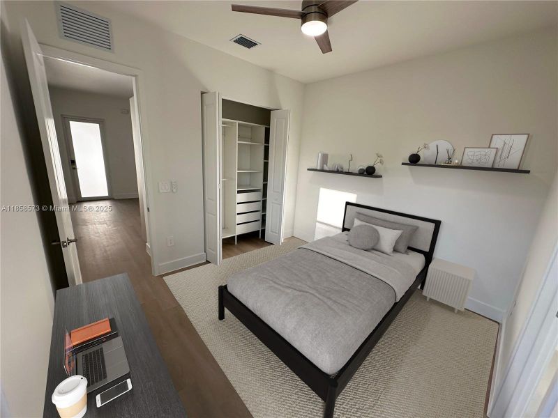 Furnished interior view inside a new home in , Davie (Image 22).