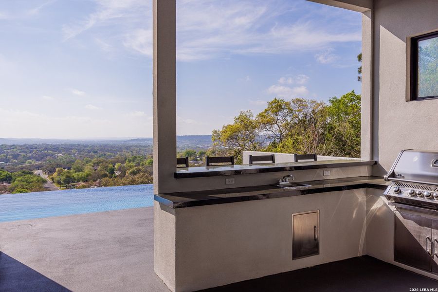 Exterior details and patio area of a home in , Kerrville (Image 35).