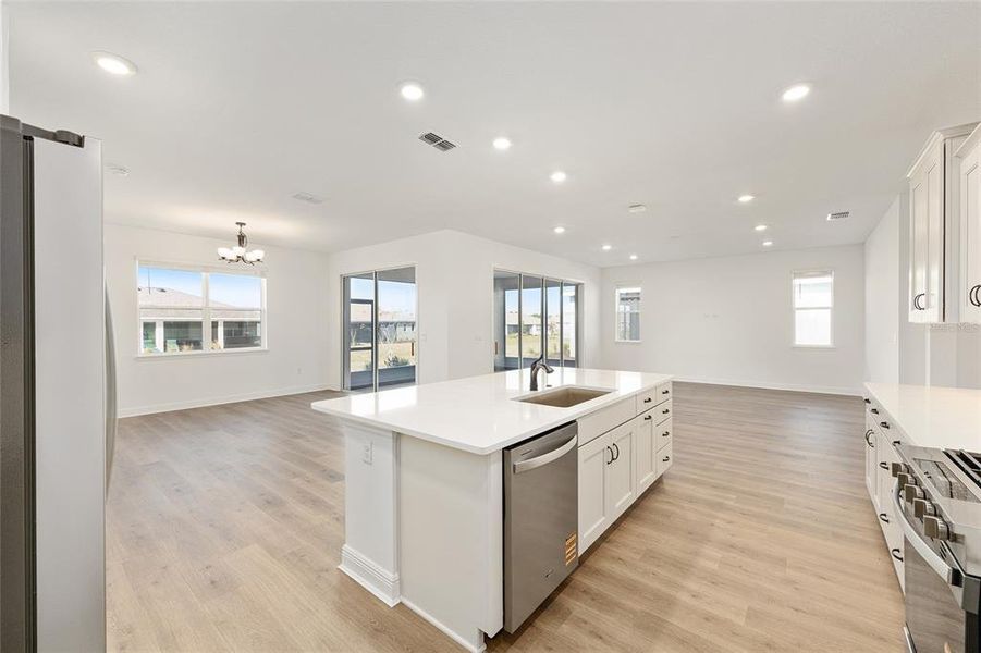 Furnished interior view inside a new home in , Ocala (Image 6).