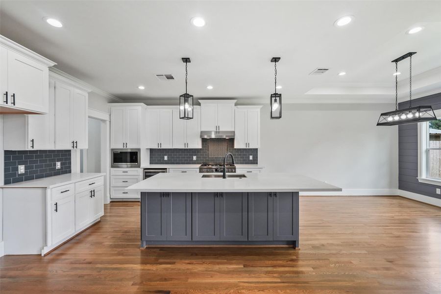 Furnished interior view inside a new home in , Houston (Image 8).