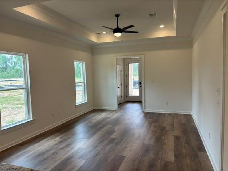 Spacious, unfurnished interior of a new home in Two Step Farm, Montgomery (Image 25). Spacious, unfurnished interior of a new home in Two Step Farm, Montgomery (Image 25).