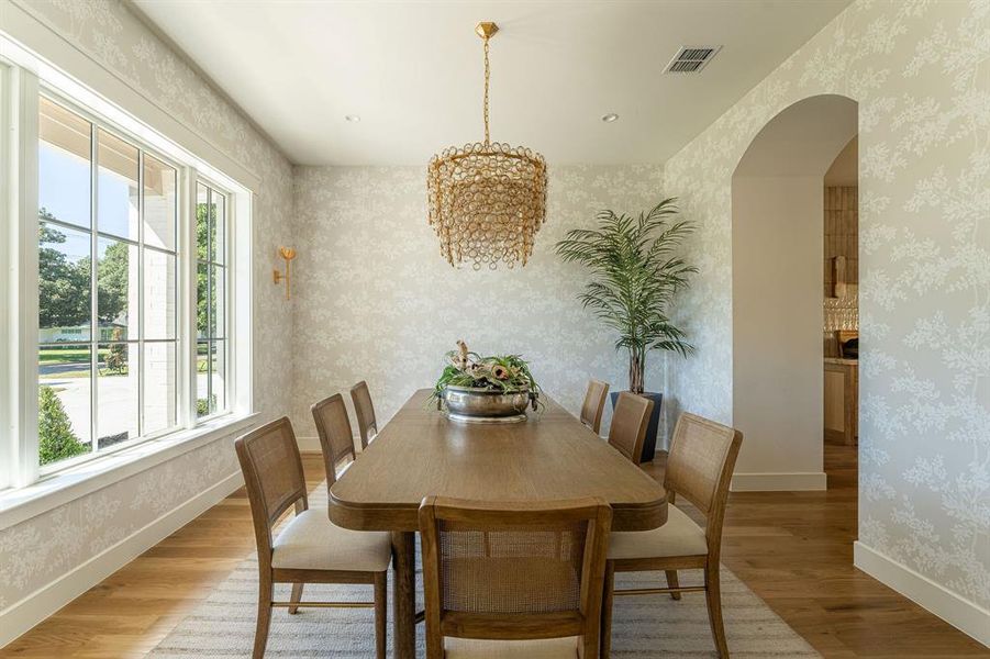 Furnished interior view inside a new home in , Dallas (Image 12).