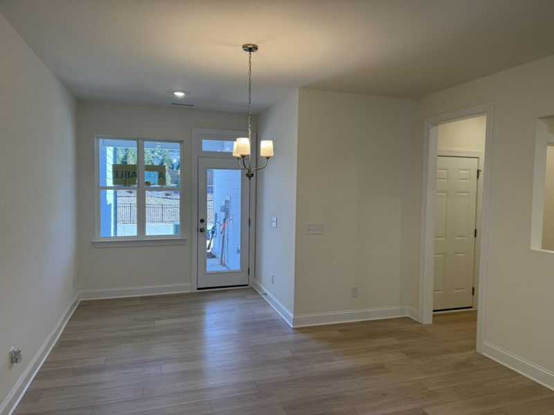 Spacious, unfurnished interior of a new home in Enclave at Traditions Townhomes, Wake Forest (Image 11).