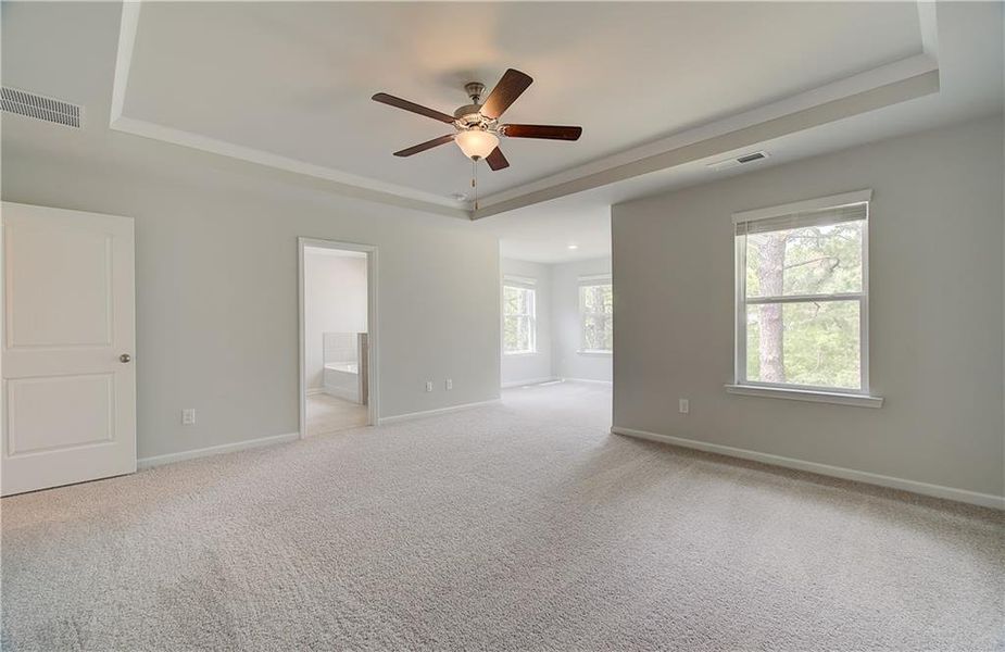 Spacious, unfurnished interior of a new home in Cooper Park, McDonough (Image 22).