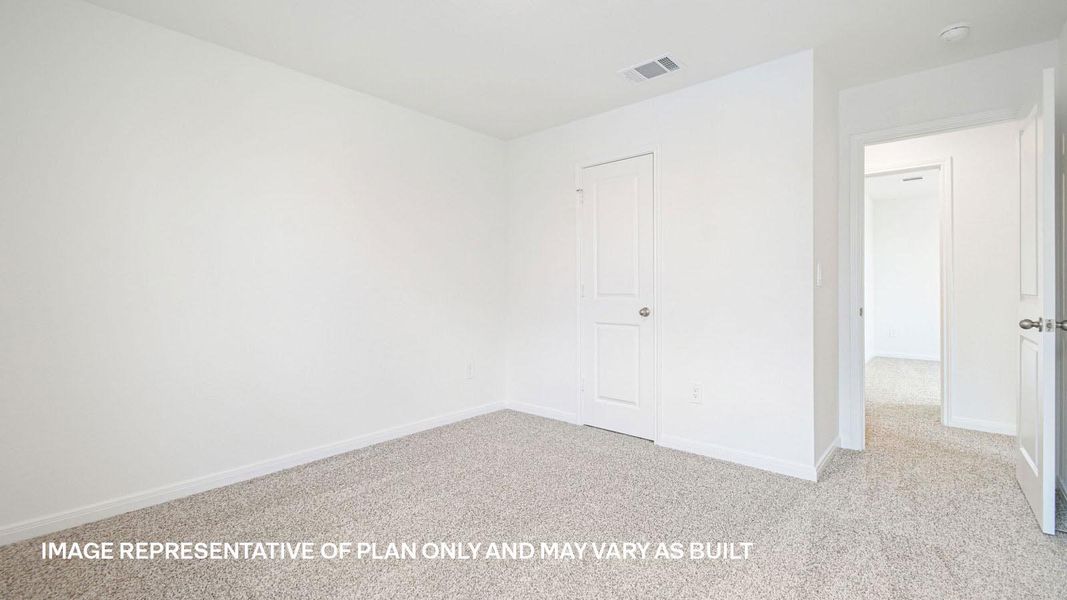 Spacious, unfurnished interior of a new home in Prairie Lakes, Buda (Image 14).