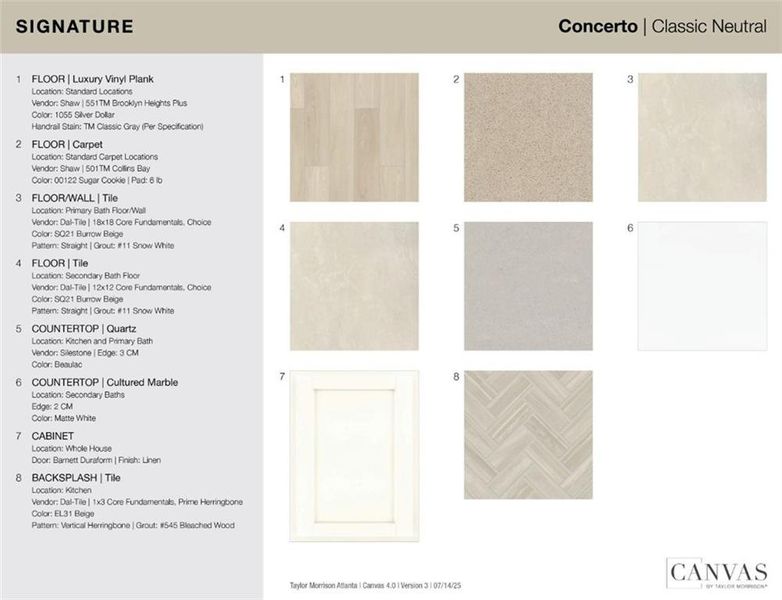 Sample of building materials used in homes in Chandler Run, Tucker (Image 30).