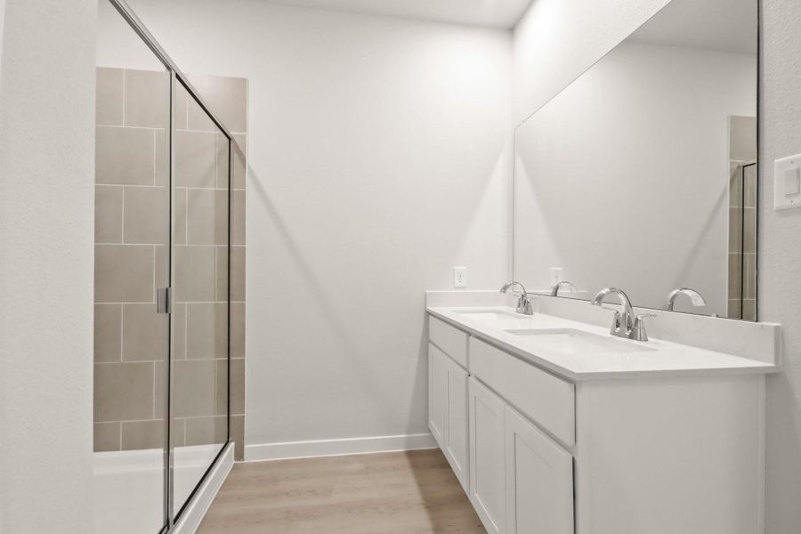 Furnished interior view inside a new home in Northpark South, Porter (Image 9). Furnished interior view inside a new home in Northpark South, Porter (Image 9).