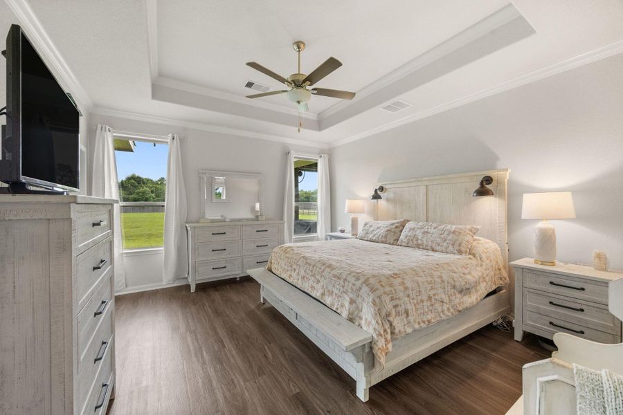 Furnished interior view inside a new home in , Needville (Image 13).