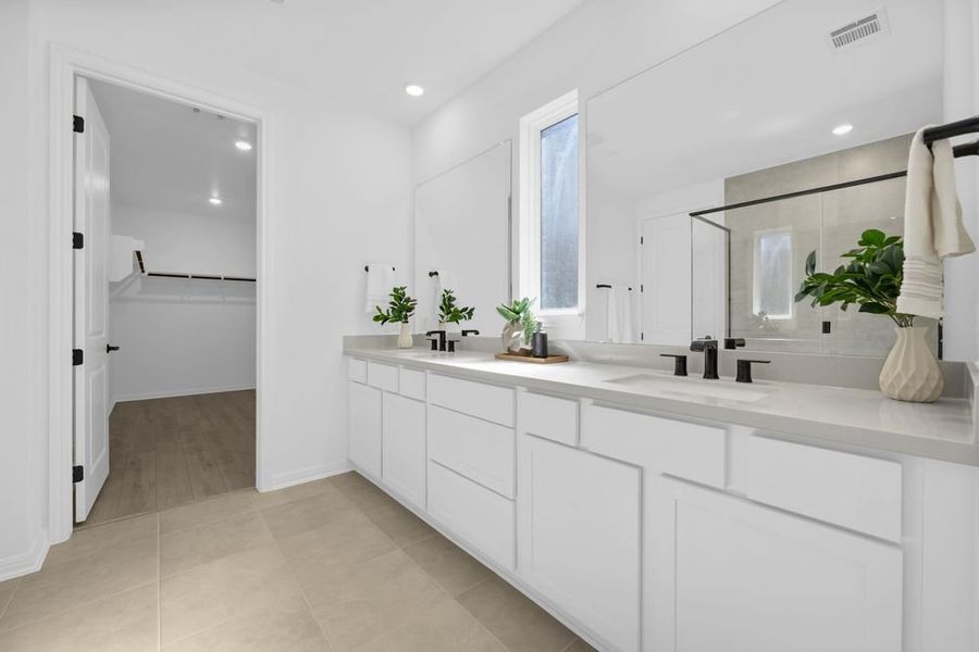 Furnished interior view inside a new home in Nolina 45s, Georgetown (Image 9).