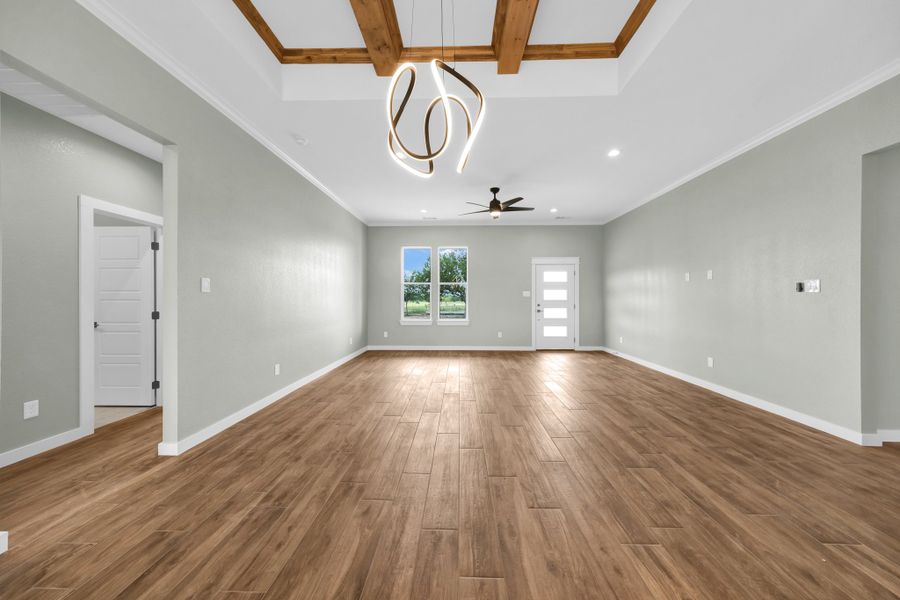 Representative unfurnished interior of a home built from the Magnolia by Zeal Home Builders in Horizon Meadow Estates, Paradise (Image 30).
