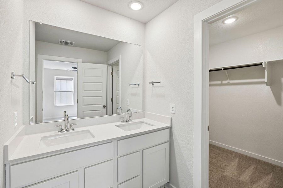 Furnished interior view inside a new home in Avery Centre, Round Rock (Image 10).