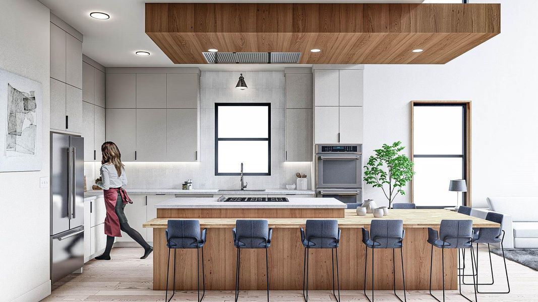 Kitchen rendering Kitchen rendering