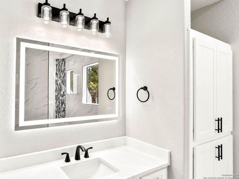 Close-up of interior finishes inside a home in , New Braunfels (Image 24).